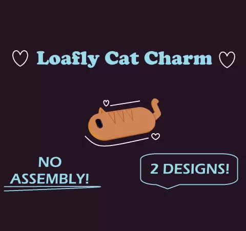 Loafly Cat Charm