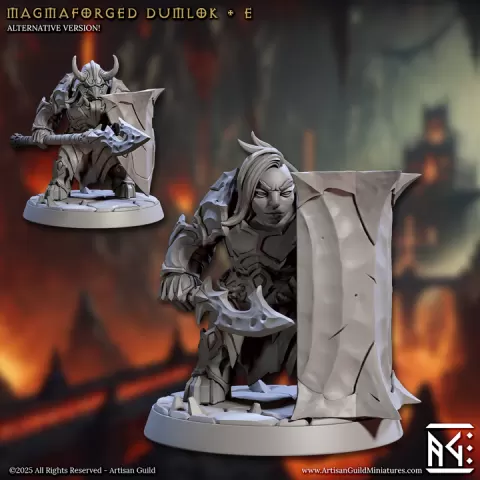 Magmaforged Dumlok - E (Magmaforged Dwarves of the Depths) by Artisan Guild