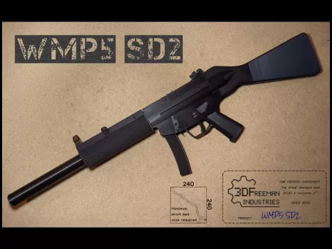 WMP MP5 SD2 - Wiimote & Nunchuck compatible