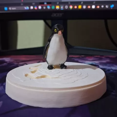The Lone Walk Penguin