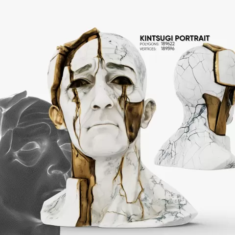 Kintsugi Portrait
