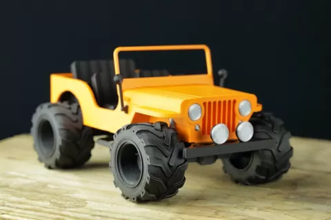 WILLYS JEEP - Fully printable