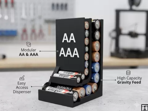 Batterie halter battery storage AA AAA CR20