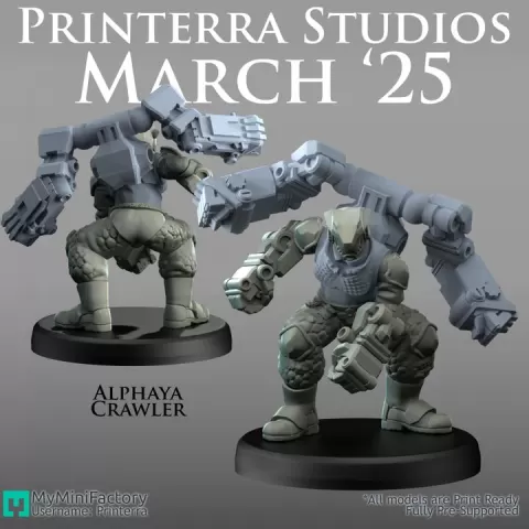 048 ALPHAYA crawler master by Printerra Studios