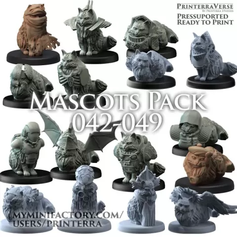 Mascot pack 4 by Printerra Studios