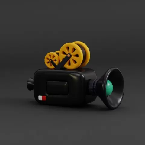 Video Camera 3d Model