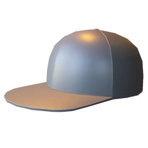 Flat Brim Snapback Cap