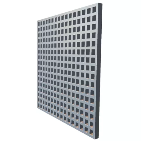 Square Grid Wall Panel