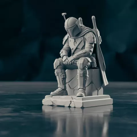 The Mandalorian - Contemplation Statue