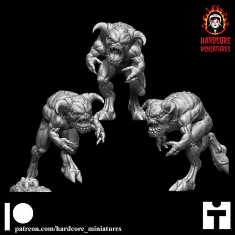Pink Demons Set by Hardcore Miniatures