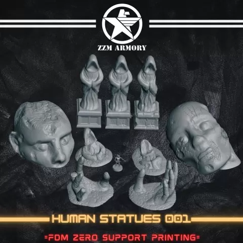 HUMAN STATUES 001 by ZZM ARMORY