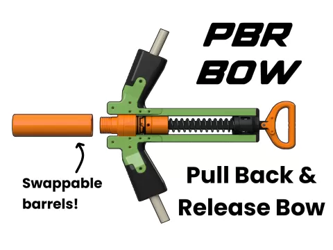 PBR Bow - Printed Nerf Blaster
