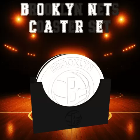 Brooklyn Nets Coaster Set (NBA)