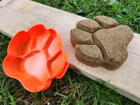 Paw Print Sand Mold