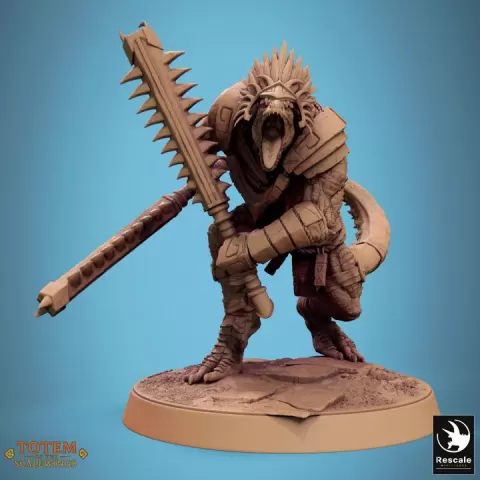 Lizardman Grimscale Sword Walk by Rescale Miniatures