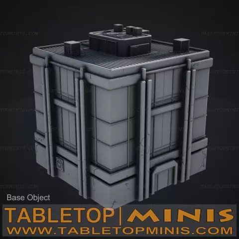 Building SciFi BT0A by TableTopMinis