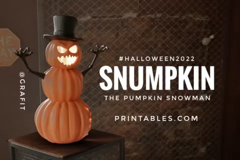 Snumpkin the Pumpkin Snowman