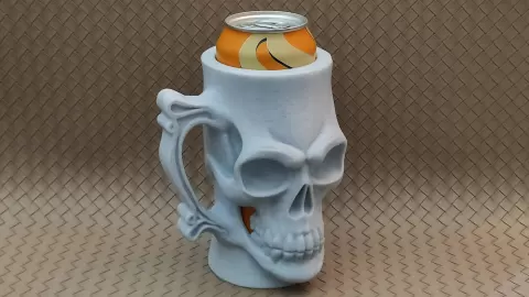 Skull Can Holder (0.5L Cans) - Beer mug