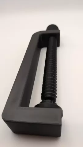 4 inch strong c clamp, Kurled knob