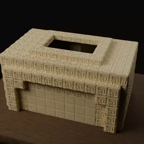 Blade runner ennis tile tissue box cover