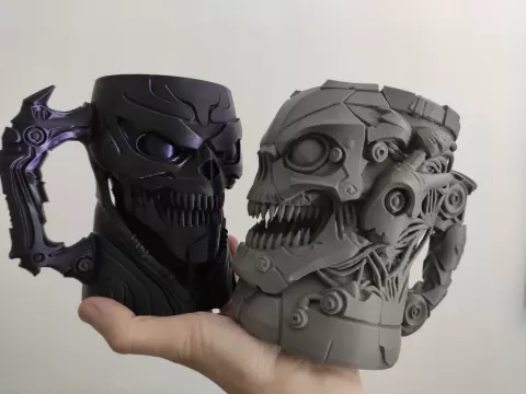 CyberDemon Can Holder / Beer mug (two types)