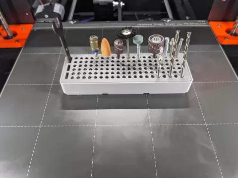 Gridfinity dremel bit storage