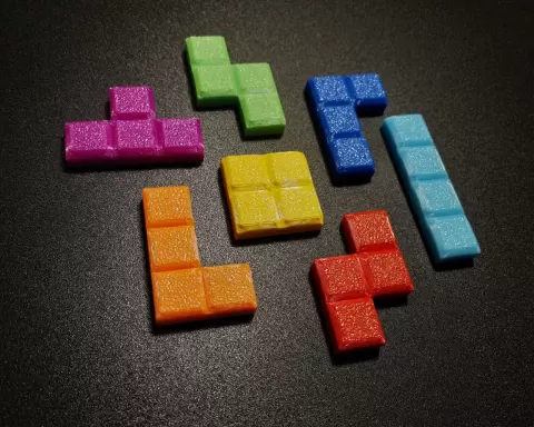 Tetris Fridge Magnet