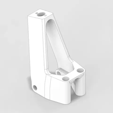 Antenna VTX mount with a height of 50mm at a 15 angle and horizontal RX mount for the Mark4 7 inch (V1) FPV drone frame
