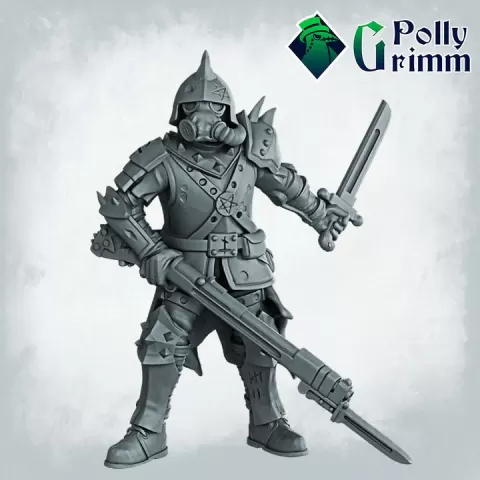 Sermon In Blood. 666 sons, heretic troopers. Fantasy and historic miniatures for tabletop games. by PollyGrimm