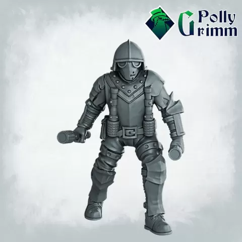 Sermon In Blood. 666 sons, heretic troopers. Fantasy and historic miniatures for tabletop games. by PollyGrimm