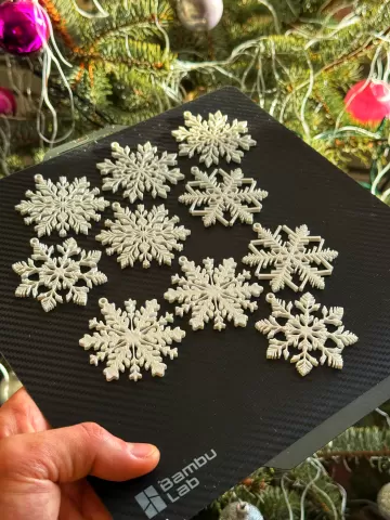 Christmas decoration set - Snowflakes