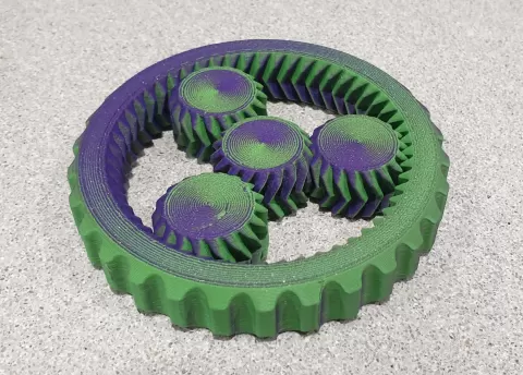 Print in Place Planetary Gear Spinner