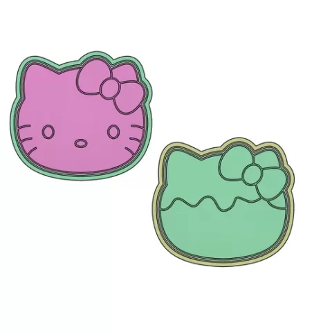 Cortadores de galletas -hello kitty