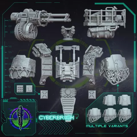 Rapt'ops Mech Kit by Cyberbrush
