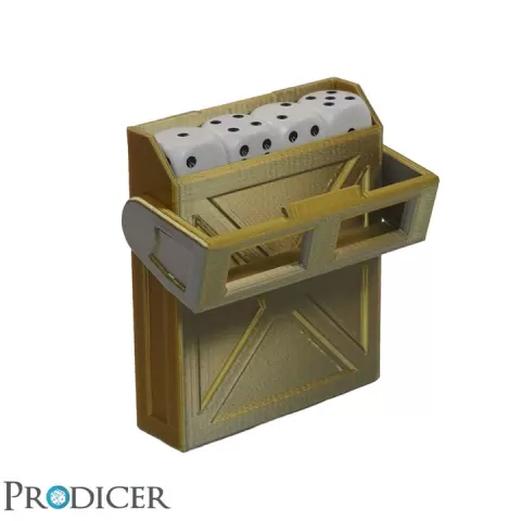 Dice Pro Keeper Bundle (6) - compact dice storage set for 25x16mm / 24x16mm/ 20x16mm/ 16x16mm/30x12mm/ 20x14mm D6 dice by Markus Schittkowski