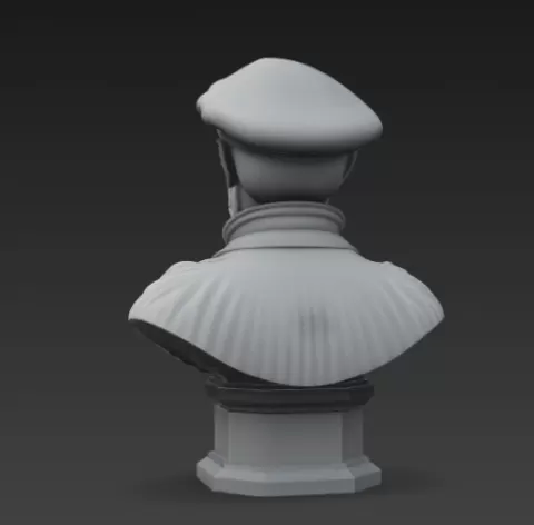 Niccolò Machiavelli Bust STL – Historical Figure 3D Print Model, Statue Figurine Sculpture for 3D Printing, Collector Display