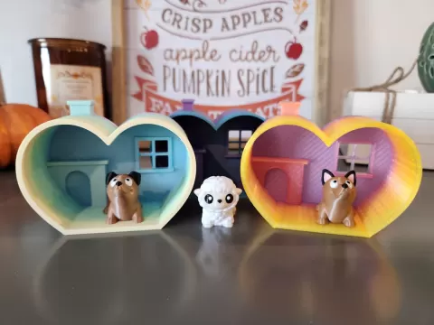 Heart-Shaped Pet House