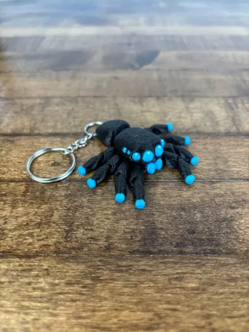 Spider Fidget Keychain