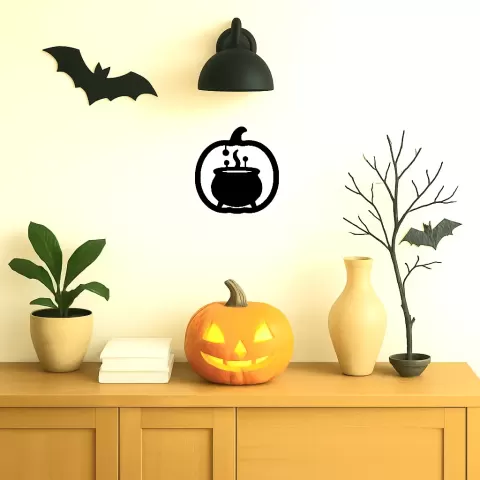 Decoration en forme de citrouille