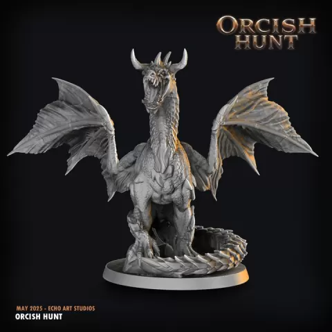Miniature Ancient Dragon by Echo Art Studios