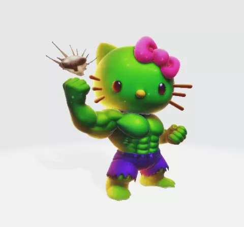 Hello Kitty She Hulk