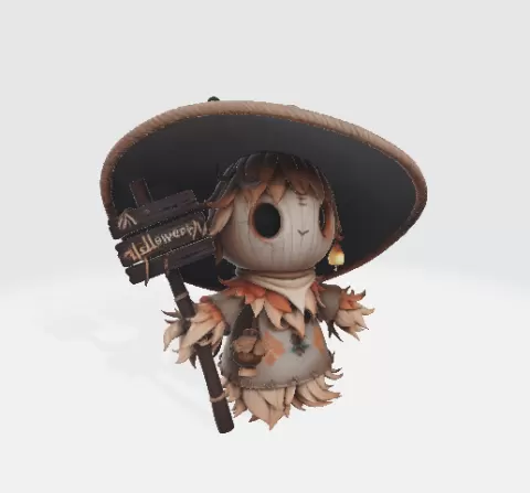 Hello Kitty Scarecrow