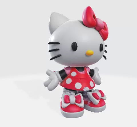 Hello Kitty Minnie Stand V1