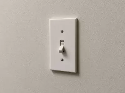 Plain light switch cover