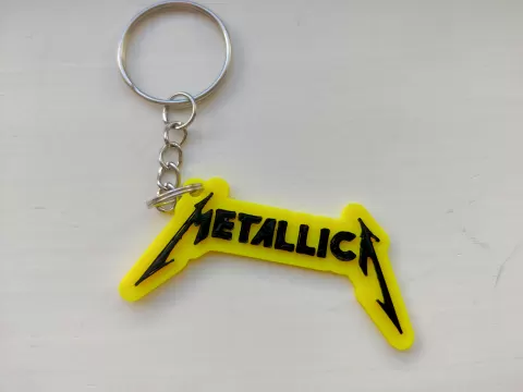 Metallica keychain