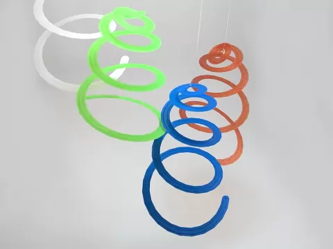 Spiral decorations