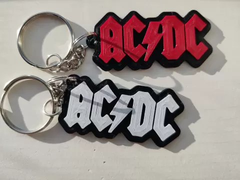 AC/DC keychain