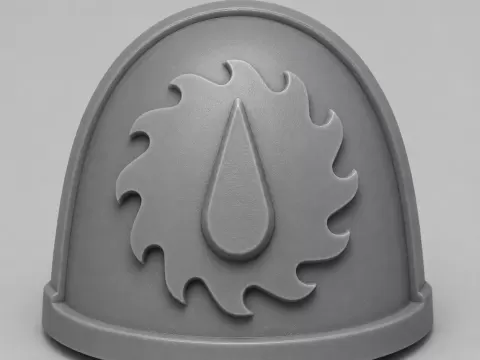 Crimson Rippers Shoulder Pads – Set of 10