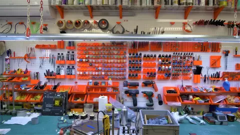 Pegboard system hangers