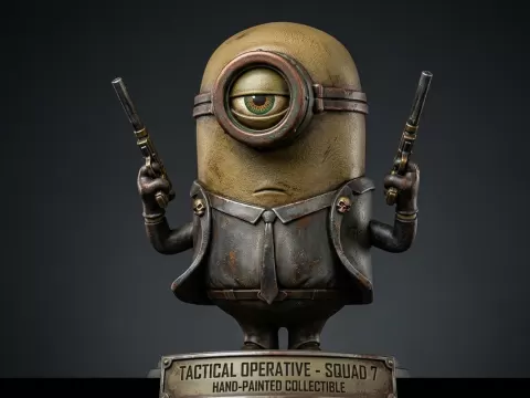 Secret Agent Minion –Tactical Operative Easy Print